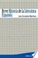 Breve historia de la literatura española