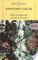 Breve introducción a la teoría literaria