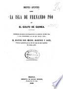 Breves apuntes sobre la Isla de Fernando Po en el Golfo de Guinea