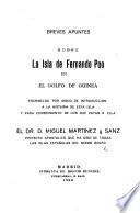 Breves apuntes sobre la isla de Fernando Poo en el golfo de Guinea