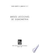 Breves lecciones de sismometría