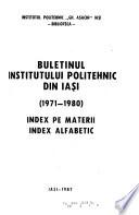 Buletinul Institutului Politehnic din Iași