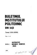 Buletinul Institutului Politehnic din Iași