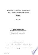 Bulletin de l'Association internationale pour l'étude de la mosaïque antique (AIEMA).