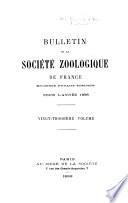 Bulletin de la Société zoologique de France