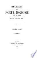 Bulletin de la Société zoologique de France