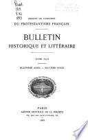 Bulletin historique et littéraire