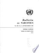 Bulletin on Narcotics