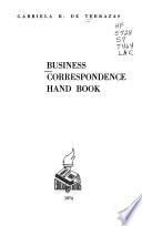 Business Correspondence Hand Book