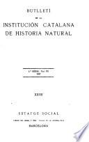 Butlletí de la Institució Catalana d'Història Natural
