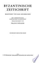 Byzantinische Zeitschrift