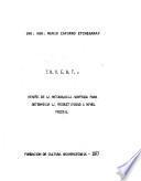 C.O.N.E.A.T., reseña de la metodología adoptada para determinar la productividad a nivel predial