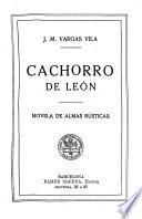 Cachorro de león