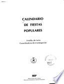 Calendario de fiestas populares