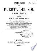 Calendario de la Puerta del Sol para 1862