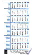 Calendario turístico