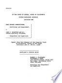 California. Court of Appeal (4th Appellate District). Division 2. Records and Briefs