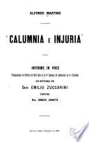 Calumnia é injuria