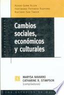 Cambios sociales, económicos y culturales
