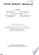 Cancer Therapy Abstracts