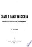 Canti e danze di Sicilia
