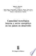 Capacidad tecnológica interna y sector energético en los países en desarrollo