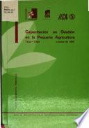 Capacitacion in Gestion en la Pequena Agricultura