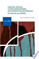Capital social y organizaciones no lucrativas en España