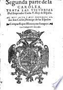Carolea, Trata Las Victorias del Emperador Carlo. V. Rey de Espana