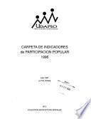 Carpeta de indicadores de participación popular