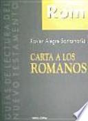 Libro Carta a los romanos