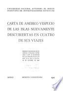 Carta de Americo Vespucio de las islas nuevamente descubiertas en cuatro de sus viajes