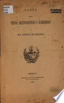 Carta sobre los Ripios aristocráticos y académicos de Don Antonio de Balbuena