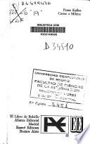 Cartas a Milena