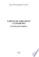 Cartas de Ciro Bayo a Unamuno
