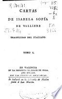 Cartas de Isabela Sofía de Valliere