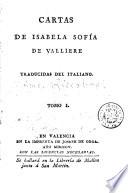 Cartas de Isabela Sofía de Valliere