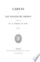 Cartas de San Ignacio de Loyola