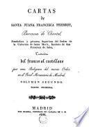 Cartas de Santa Juana Francisca Fremiot, Baronesa de Chantal, Fundadora y primera Superiora del Orden de la Visitación de Santa María, 2