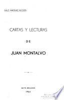 Cartas y lecturas de Juan Montalvo
