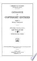 Catalog of Copyright Entries. Fourth Series