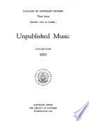 Catalog of Copyright Entries