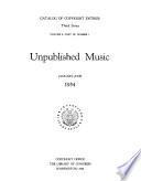 Catalog of Copyright Entries