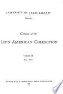 Catalog of the Latin American Collection