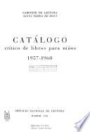 Catálogo crítico de libros para niños, 1957-1960