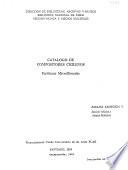 Catálogo de compositores chilenos