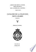 Catálogo de la Colección Mata Linares: Indices