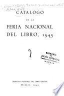 Catálogo de la Feria Nacional del Libro