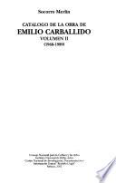 Catálogo de la obra de Emilio Carballido: 1968-1989