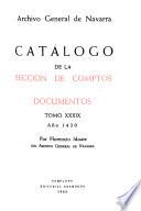 Catálogo de la sección de comptos: Año 1430